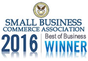 Award winners in the Small Business Commerce Association