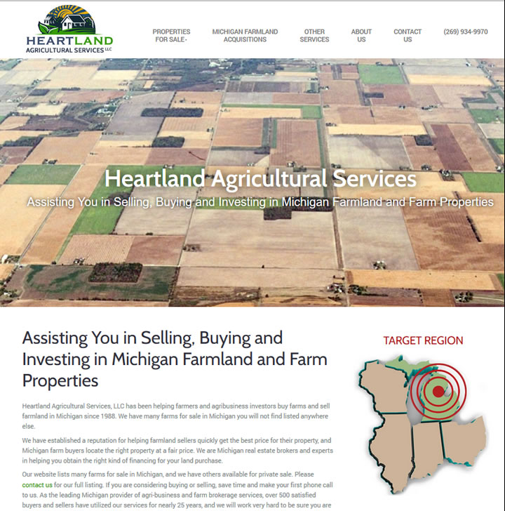 Assistance in buying, investing and selling farmland in michigan.