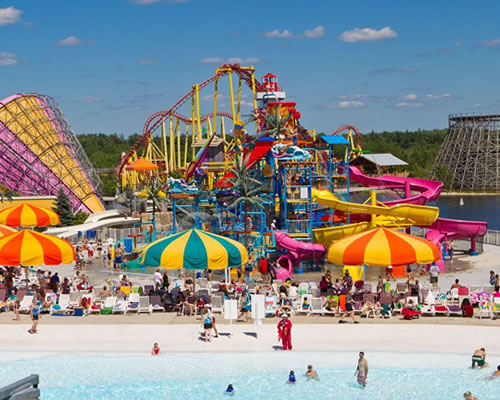 Photo of Michigan's Adventure water park.